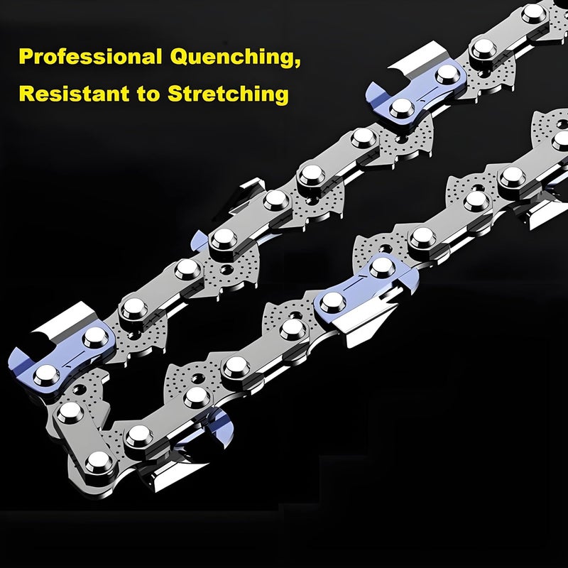 CaeyBrye 10 Inch Chainsaw Chain Replacement- 3 Chains for 10 Inch Mini Chainsaw with 40 Drive Links, Compatible with Cordless Electric Battery Powered Handheld Chainsaws - Image 4
